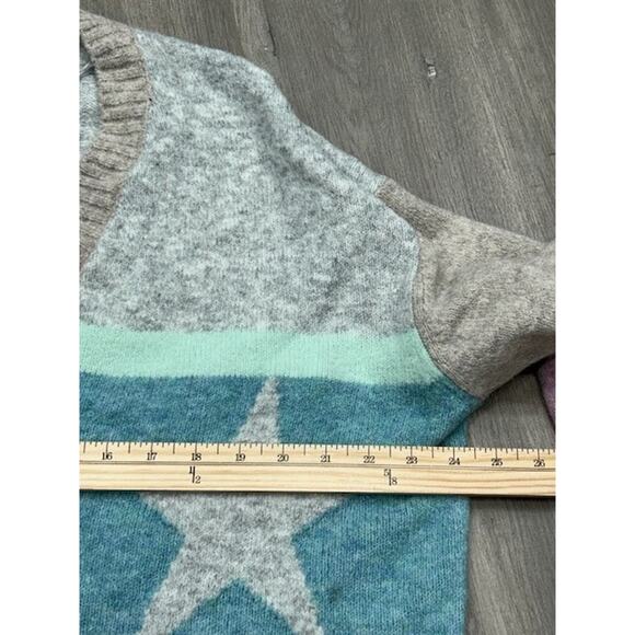NWT Rails Womens Mia Heathered Star Print Sweater Long Sleeve V-Neck Size Large - Picture 8 of 11